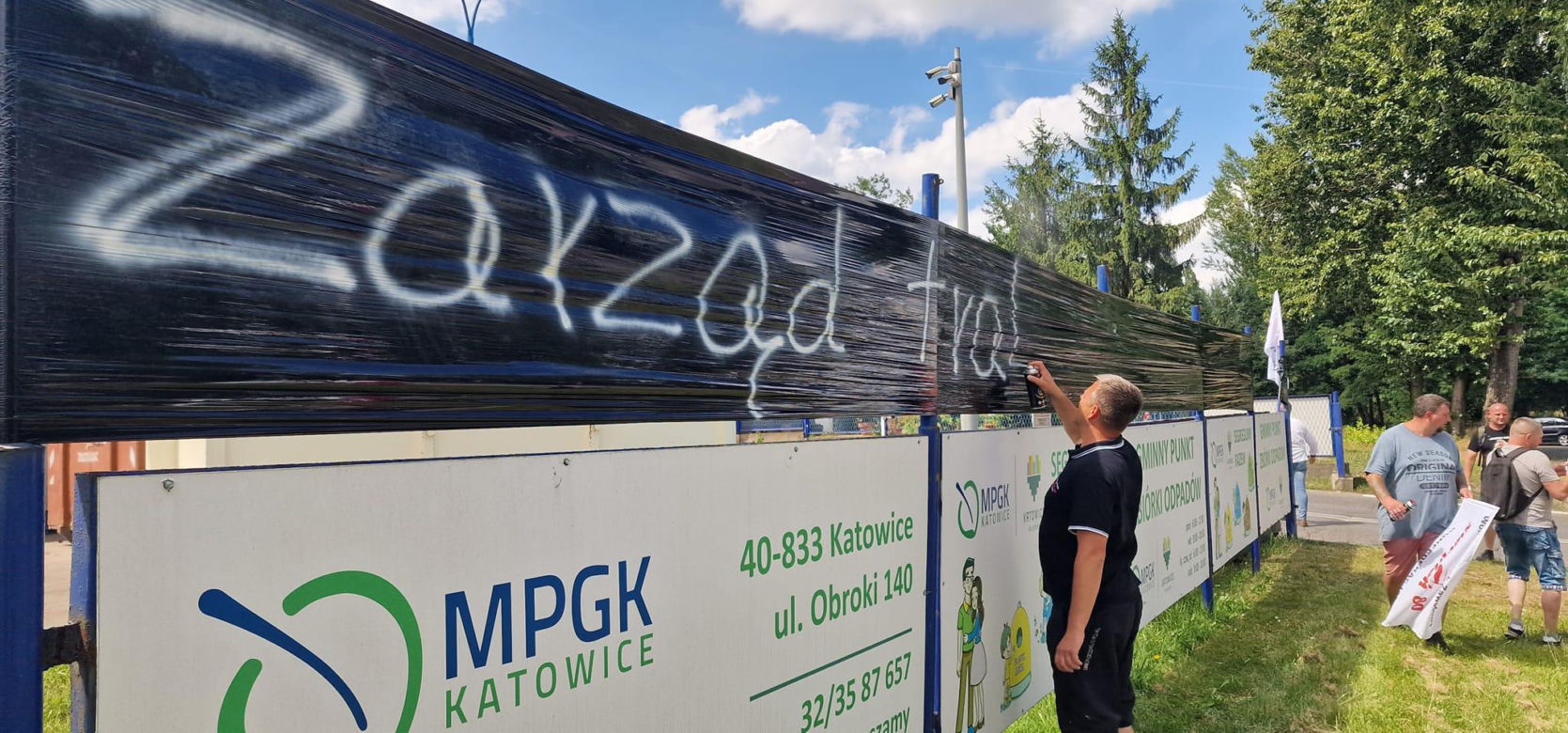 Pracownicy MPGK Katowice rozpoczęli strajk. Żądają podwyżek