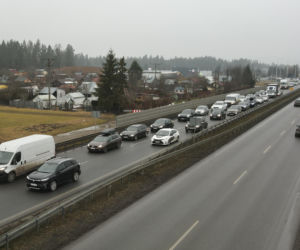 Korki na zakopiance i tłumy w Zakopanem na święta