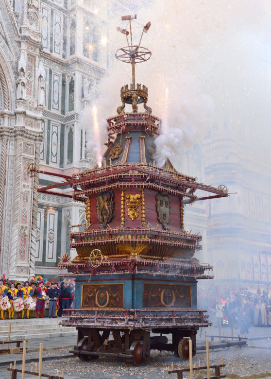 Florencja: wybuchowy wózek