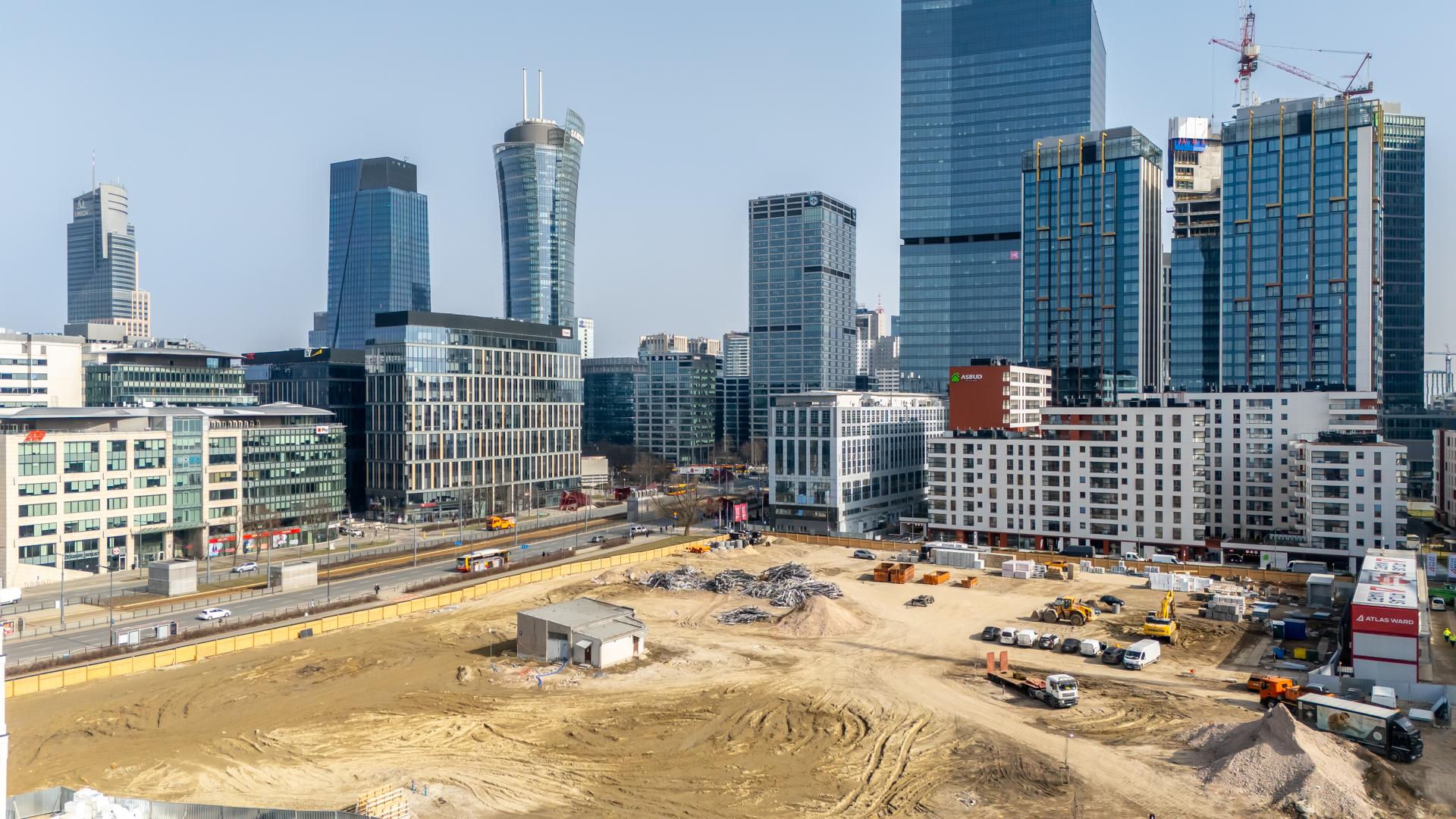 NOHO ONE w Warszawie w budowie