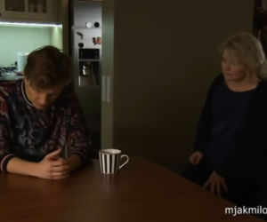 M jak miłość, odc. 1437. Łukasz (Jakub Józefowicz), Marta (Dominika Ostałowska)