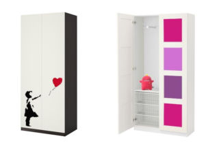 Ozdabiamy szafę IKEA Pax w pokoju dziecka: zrób to sam