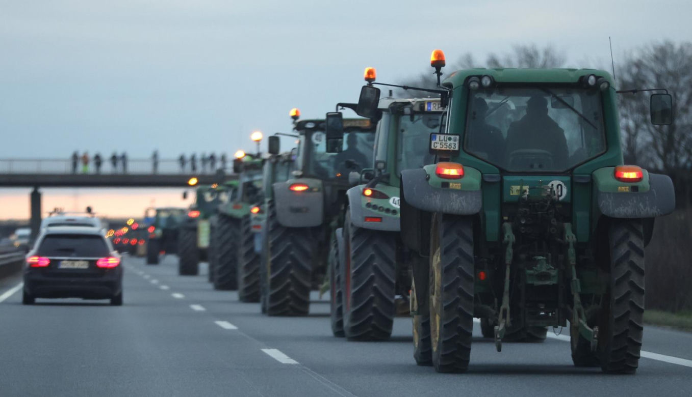 Strajk rolników w Niemczech