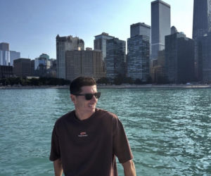 Robert Lewandowski zwiedzał Chicago