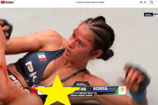 Piękna zawodniczka MMA Lucero Acosta zaliczyła wpadkę w czasie walki