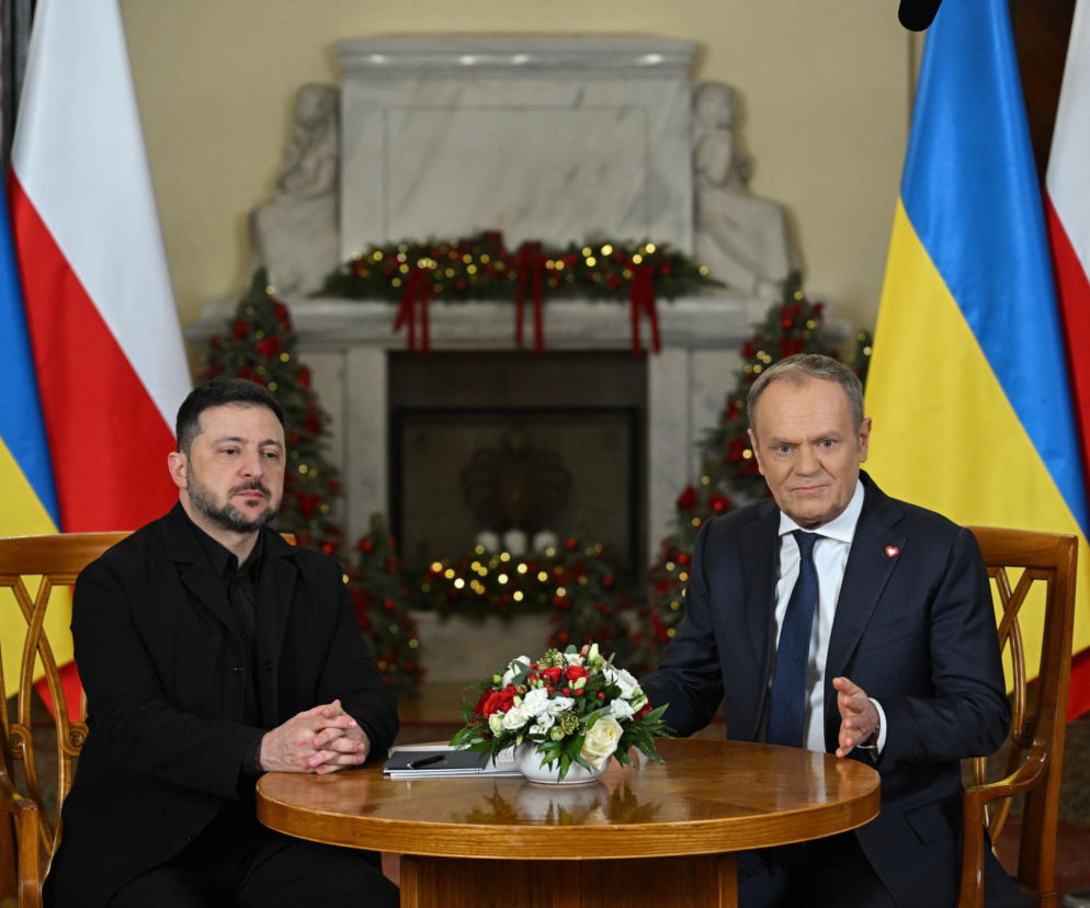 Wołodymyr Zełenski, Donald Tusk