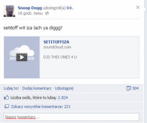 SNOOP DOGG SETTITOFFIZA