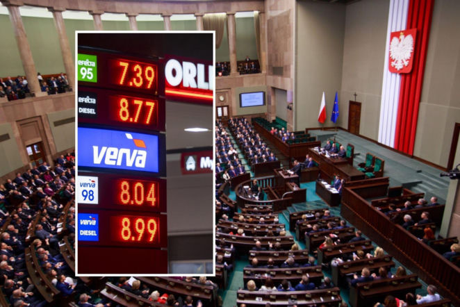 Ceny paliw w dół: Parlament przegłosował CPN