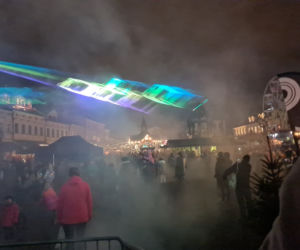 Rzeszów. Pokaz laserowy na Rynku [ZDJĘCIA]