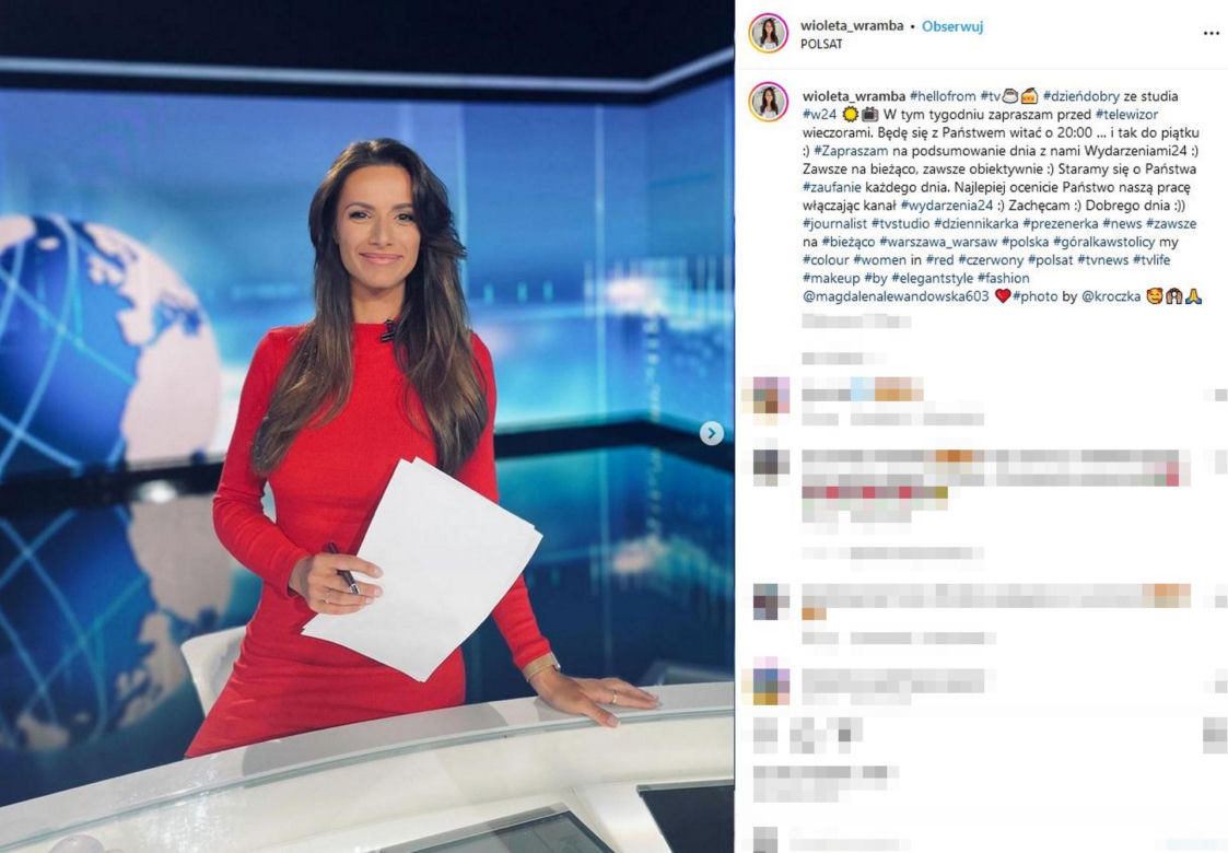 WIoleta Wramba  Prezenterka TVP Info zakrywa tatuaże na wizji