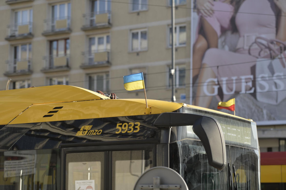 Warszawa w pierwszych dniach po rosyjskiej inwazji na Ukrainę