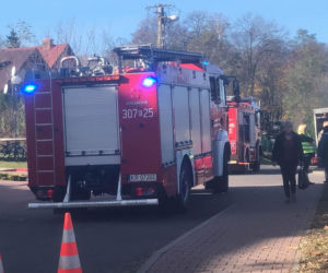 Pożar w szkole podstawowej w Zielonkach.Trwa ewakuacja [ZDJĘCIA]