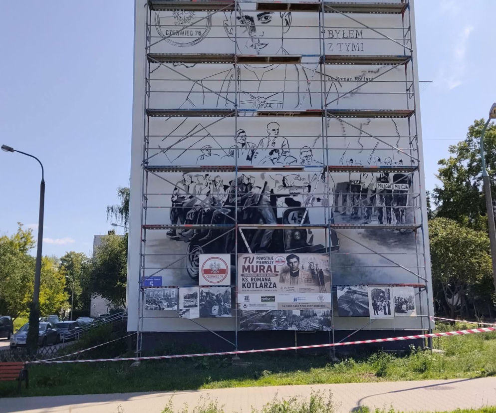W Radomiu powstaje mural ks. Romana Kotlarza. Uroczyste odsłonięcie już 18 sierpnia
