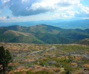 Widok z Baraniej Góry