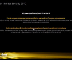 NIS 2010 - usuwanie programu