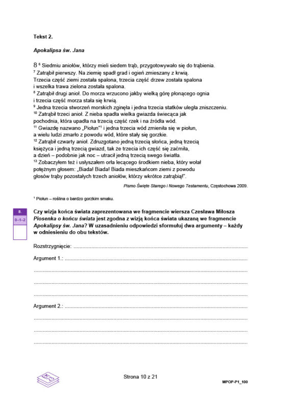 Matura 2023 - arkusz nowej formuły 2023: zadania, tematy (TEST)