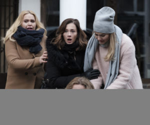 Przyjaciółki 11 sezon odc. 126. Anka (Magdalena Stużyńska) Patrycja (Joanna Liszowska) Inga (Małgorzata Socha), Zuza (Anita Sokołowska)