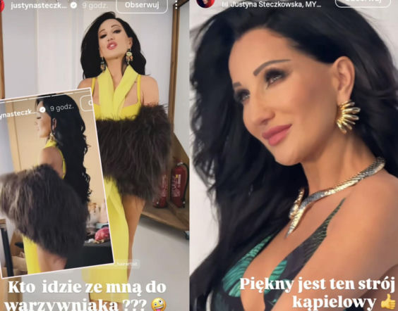 Justyna Steczkowska w bikini i szpilkach idzie do warzywniaka po marchewkę. Fani szybko zareagowali