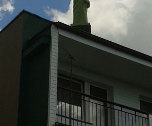 Statua Wolności na jednym ze szczecińskich osiedli