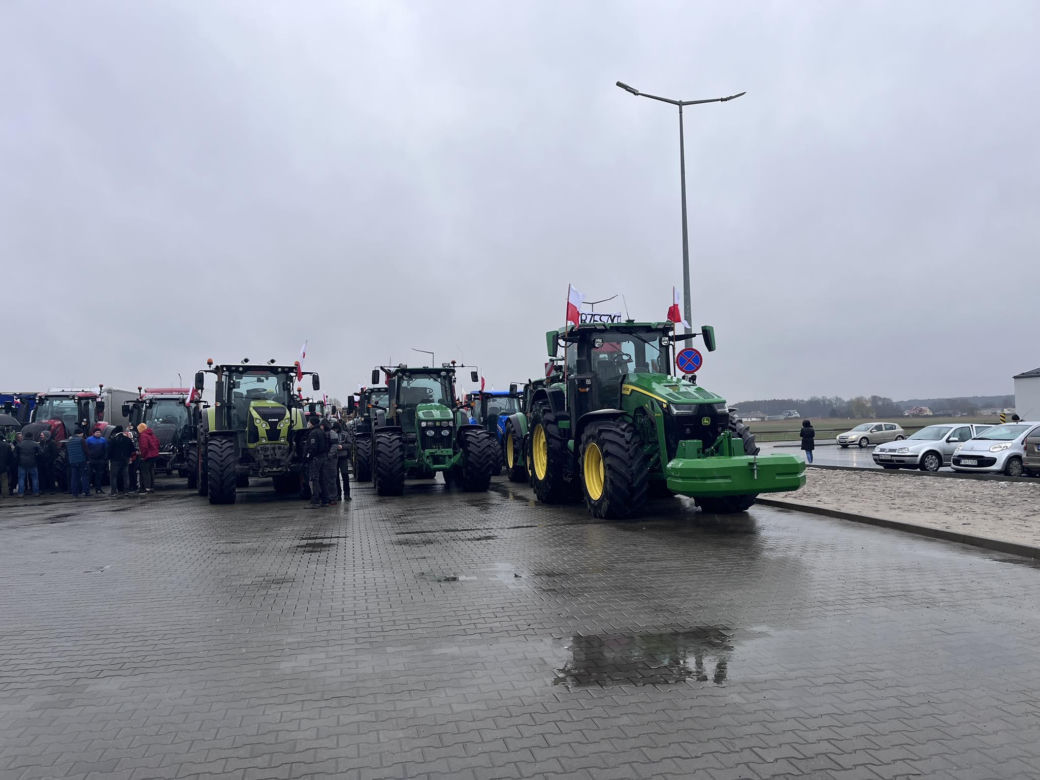 Kolejny protest rolników w Gorzowie
