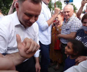 Polityczna gorączka w Sulęcinie. Zobaczcie jak przebiegała wizyta prezydenta. 