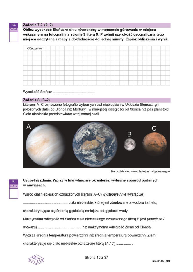 Matura 2026 geografia poziom rozszerzony - arkusz CKE
