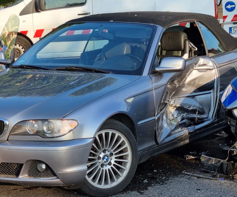 Szaleńczy pościg ulicami Koszalina. BMW staranowało radiowozy