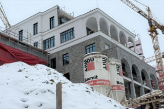 Budowa hotelu Salamandra w Kościelisku - luty 2026