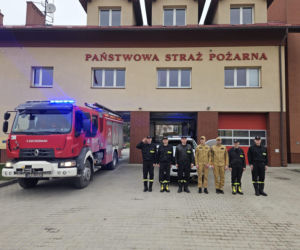 Hołd dla druha z OSP Trąbki