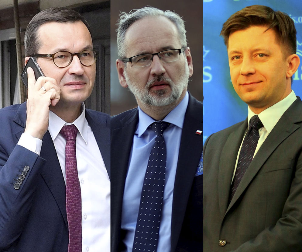 Mateusz Morawiecki, Adam niedzielski, Michał Dworczyk