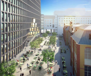 Projekt Roosvelta 22 - Bałtyk Tower, Concordia Design oraz przestrzeń publiczna między budynkami