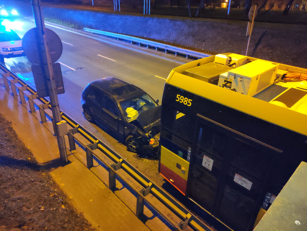 Wypadek autobusu