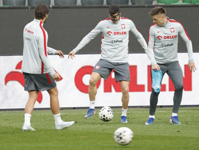 Trening reprezentacji Polski w Warszawie