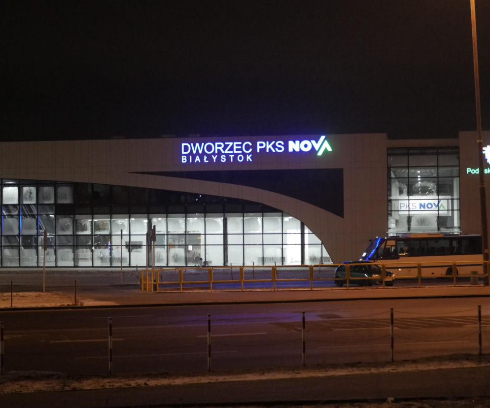 Napis na dworcu