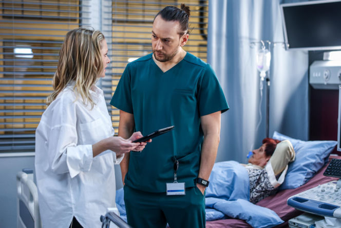 "Szpital św. Anny", odcinek 98: Majka rodzi dziecko. Noworodek jest w stanie krytycznym