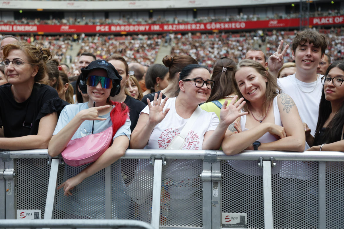 Koncert Jennifer Lopez w Warszawie (25.07.2025) - część druga. Organizatorem koncertu jest Prestige MJM