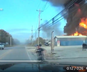 Uchwycono katastrofę lotniczą na filmie. Ten kierowca oszukał przeznaczenie