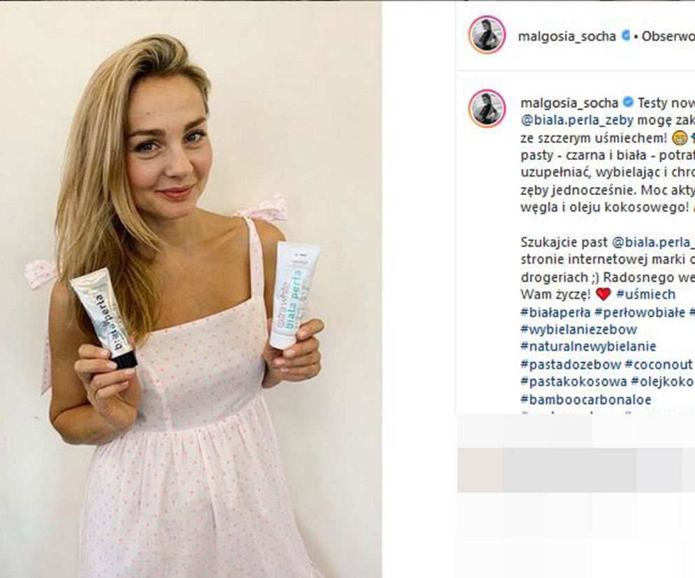 Małgorzata Socha została dwumilionerką