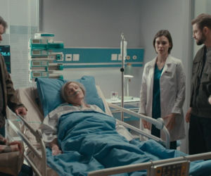 Na dobre i na złe odc 998. Blanka (Pola Gonciarz), Franciszka (Lidia Niewęgłowska), Dorota (Magdalena Wróbel), Radek (Mateusz Lisiecki)