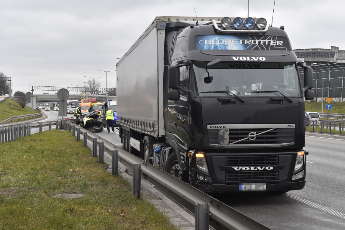 Wypadek na trasie S8