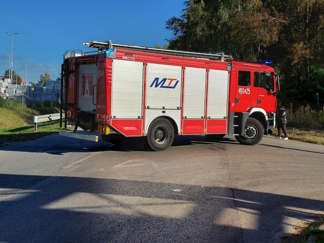 Wypadek na terenie SSE Starachowice