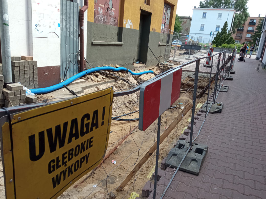 zamknięta ul. Królowej Jadwigi