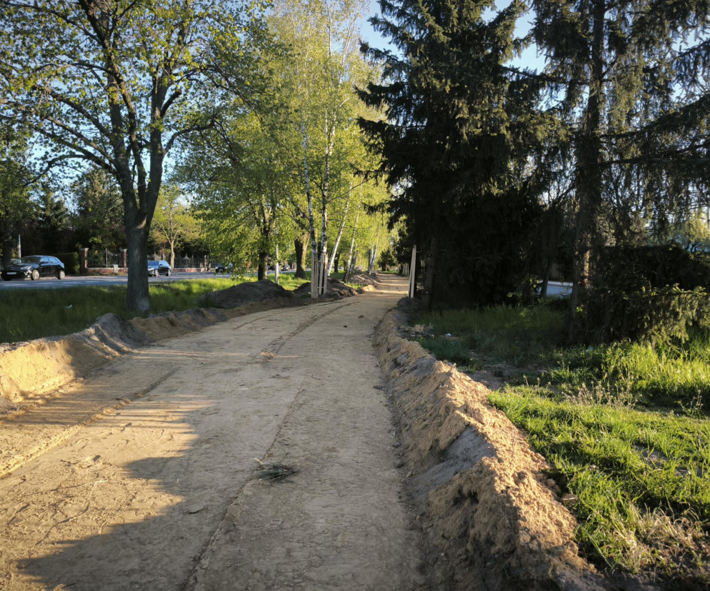 Budowa ścieżki rowerowej na Gronowie
