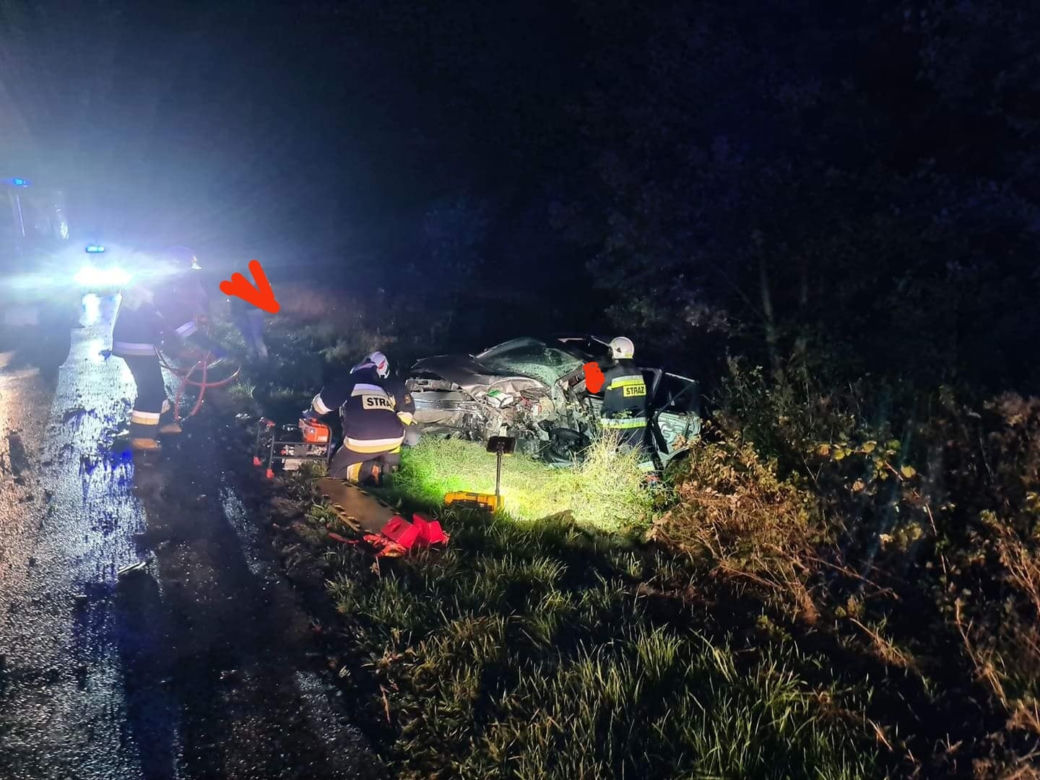 Baciuty. Tragiczny wypadek. 60-letni kierowca zmarł w szpitalu