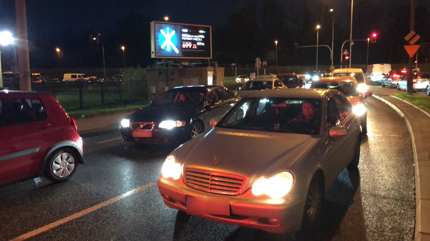 Drogowy paraliż na Gocławiu