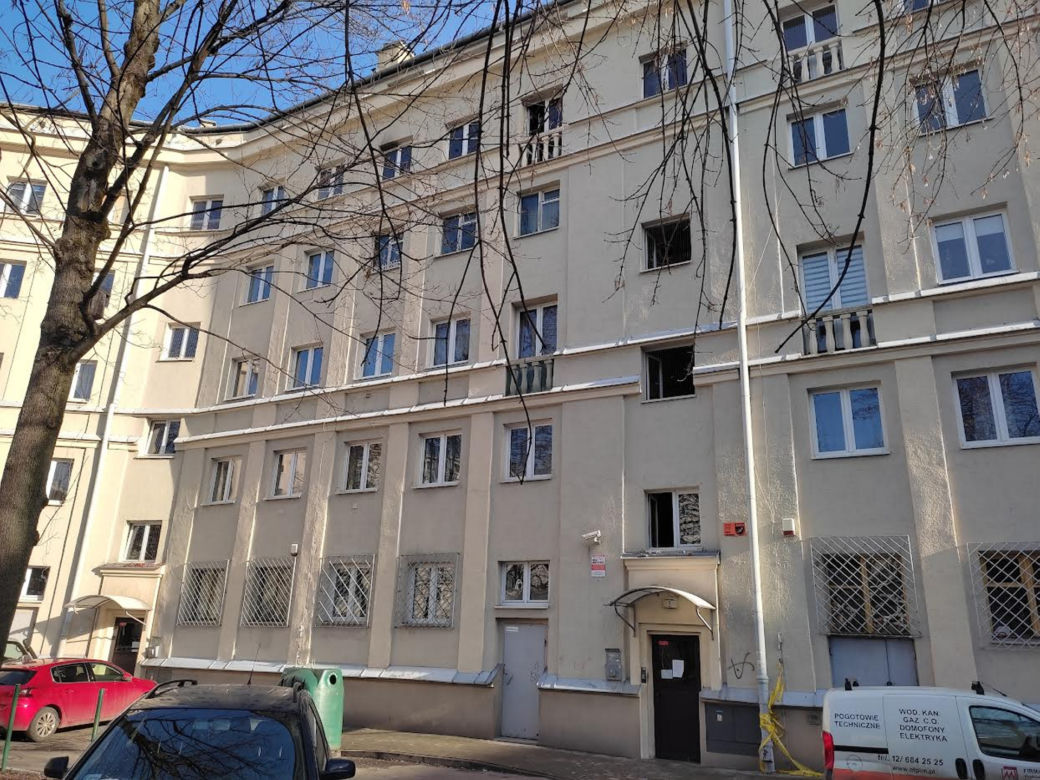 Dramatyczny pożar w Nowej Hucie
