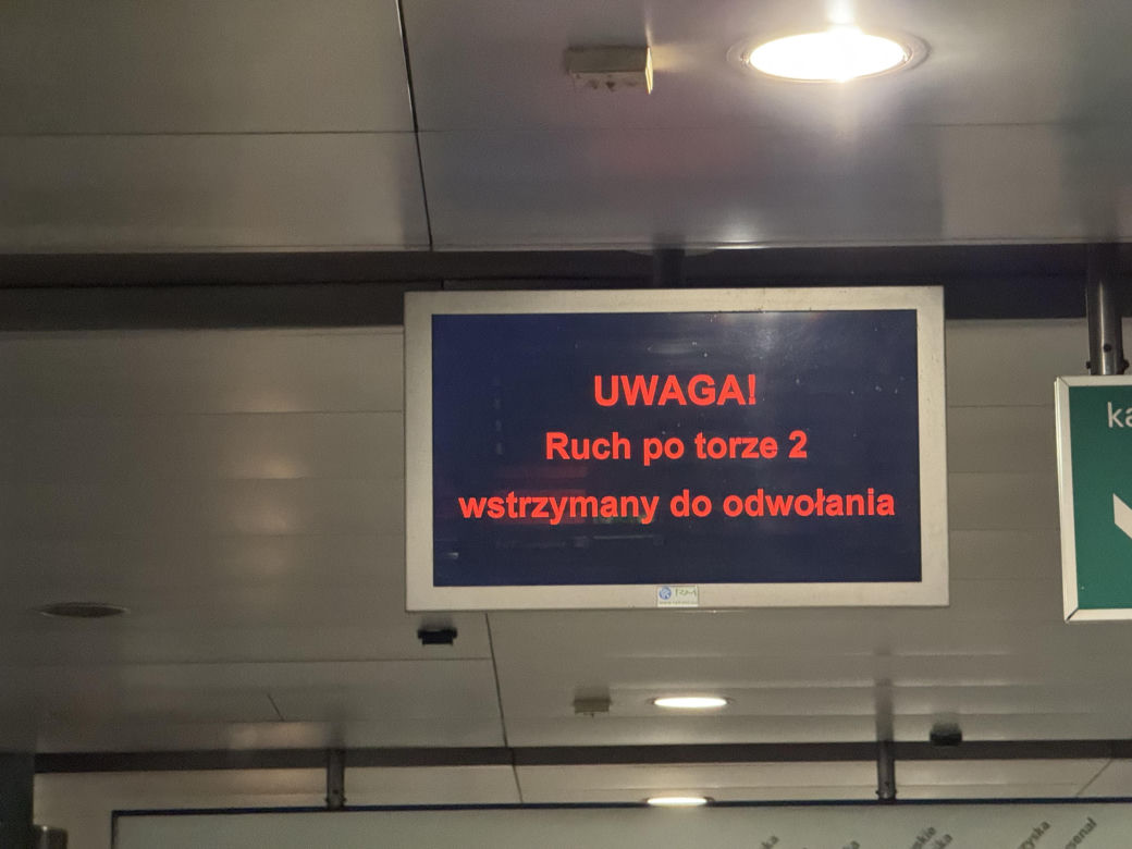 Metro znowu nie działa. Długi odcinek linii M1 wyłączony z ruchu