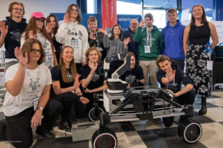 Studenci Politechniki Opolskiej testują swego marsjańskiego łazika!
