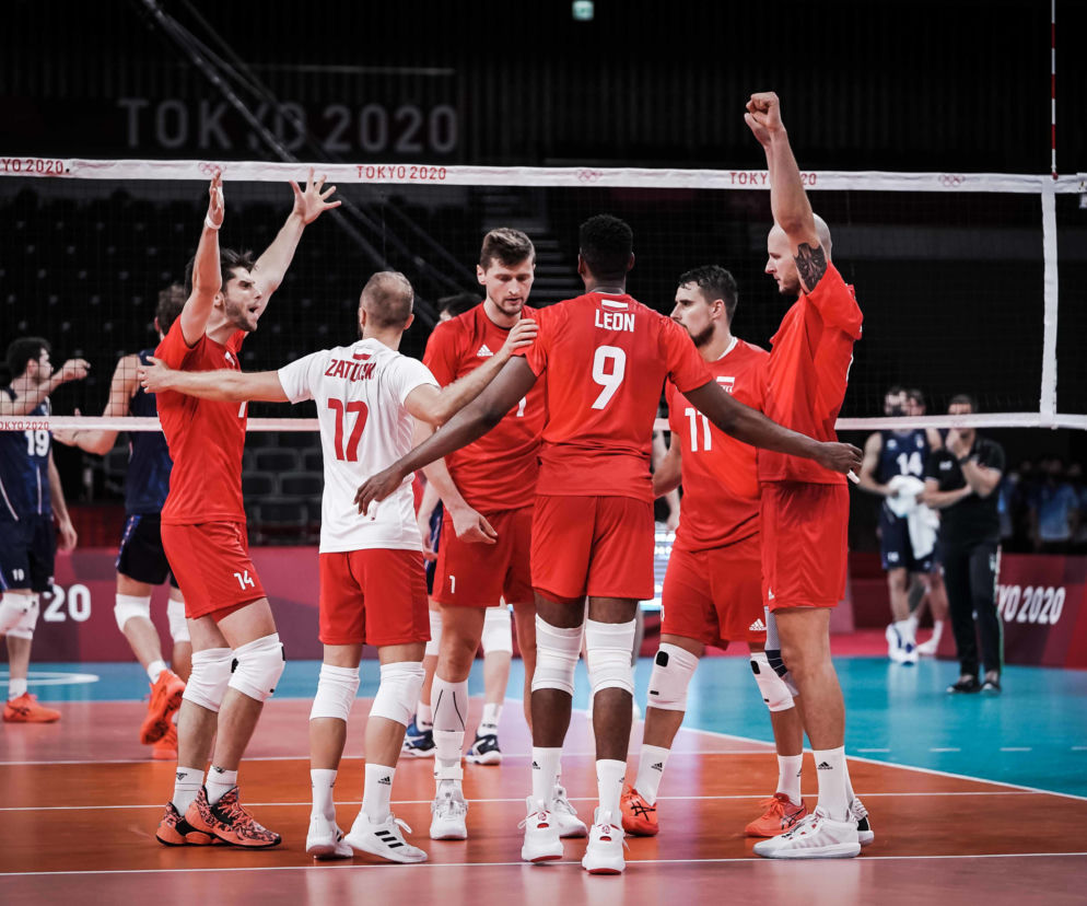 Siatkówka, Tokio 2020, igrzyska, Polska - Włochy, siatkarze, Bartosz Kurek, Wilfredo Leon