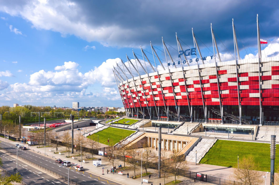 Największy stadion w Polsce: PGE Narodowy w Warszawie